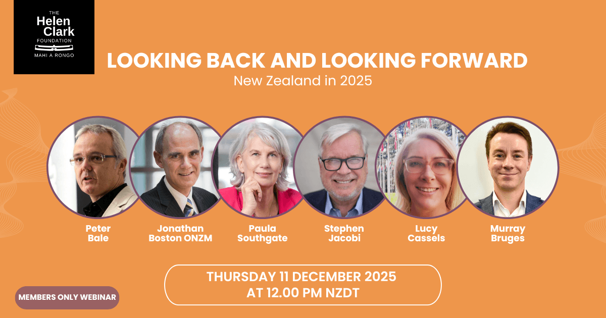 Looking back and looking forward: New Zealand in 2025